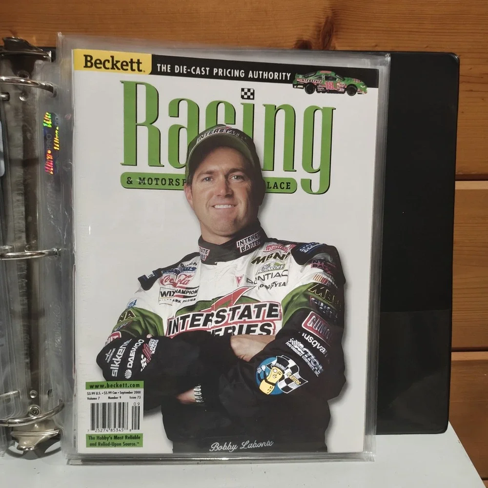 Vintage Beckett Racing Magazine September 2000 Near Mint Protective Sleeved